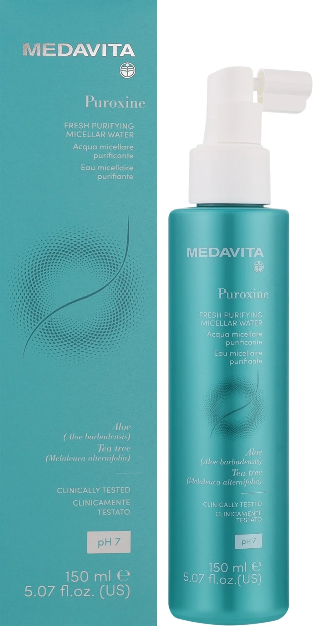 Medavita Puroxine Fresh Purifying Micellar Water 150ml scalp micellar water #Size_150ml